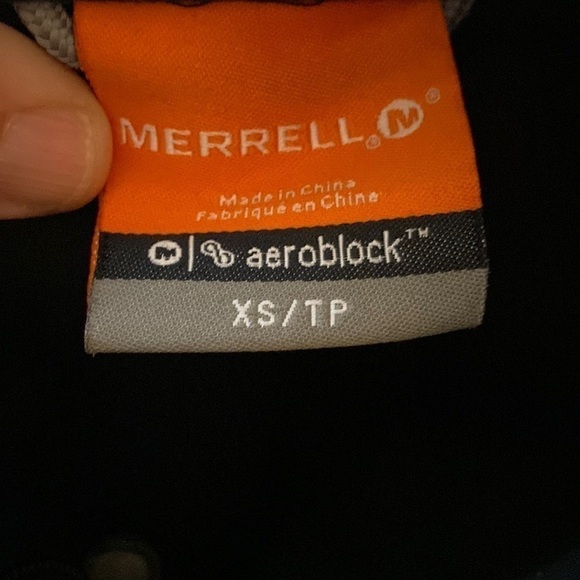 Merrell  Aeroblock Black Fleece Jacket, Size X Small - Picture 3 of 5